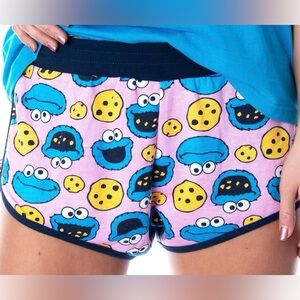 Cookie Monster Plus Size Womens short shorts size XL pre-owned